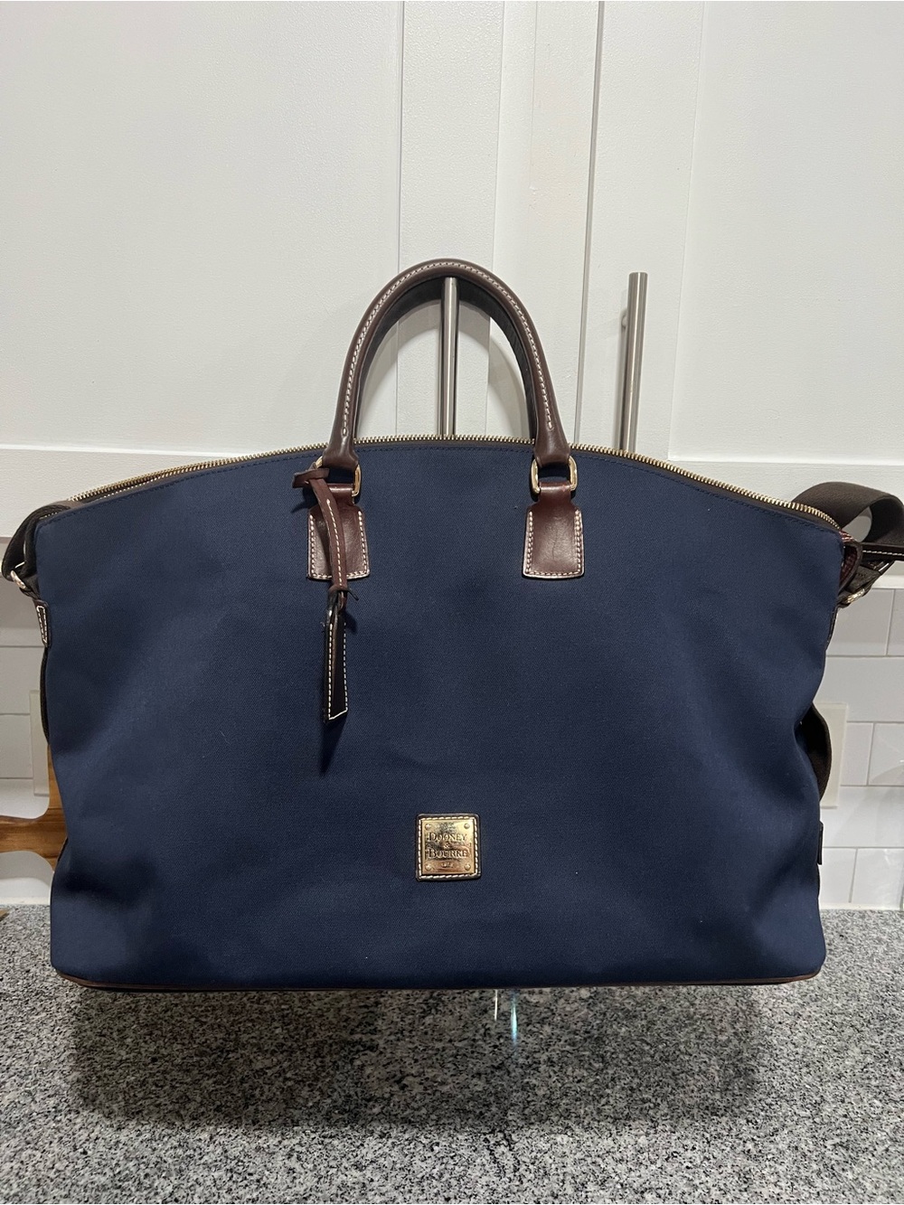Dooney & Bourke Navy weekender bag